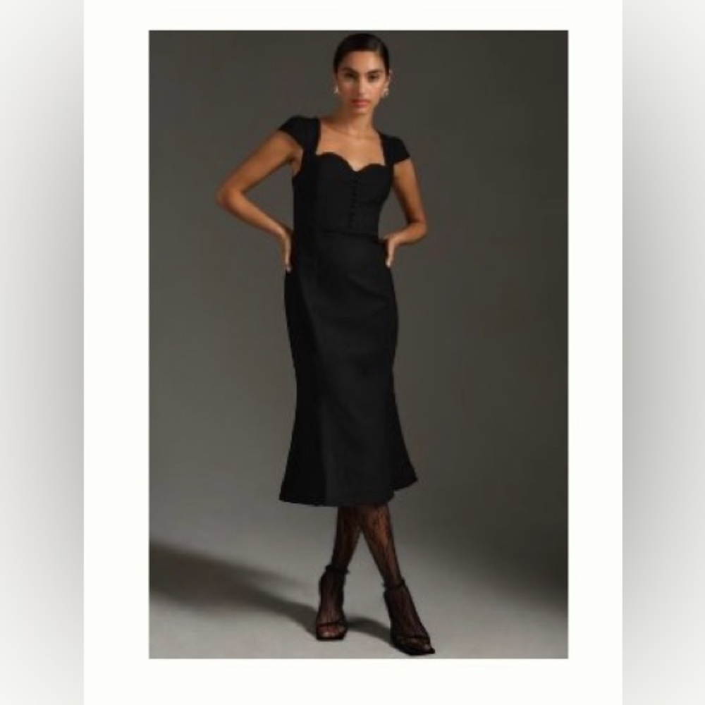 Anthropologie - Cecily Fit and Flare sweetheart dress by Maeve